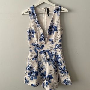 Design Lab floral romper